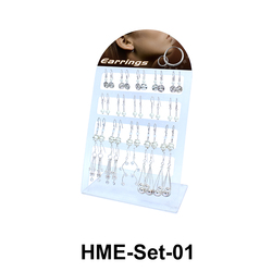 20 Silver Earrings Set HME-Set-01