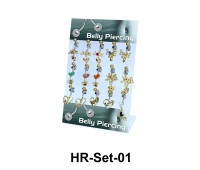 15 Hearts & Love Belly Piercing Set HR-Set-01