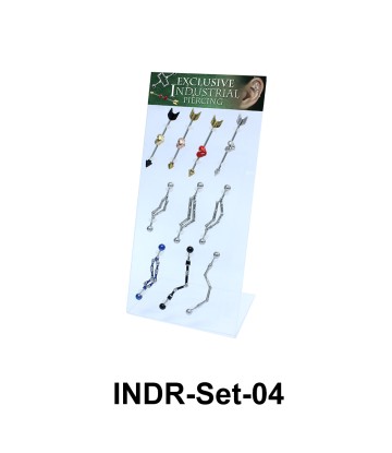 10 Industrial Piercing Set INDR-Set-04