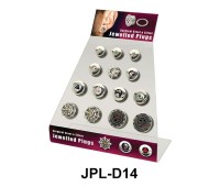 Empty 14 Holes Jewelled Plugs Display JPL-D14