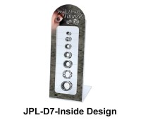 Empty 7 Holes Inside Design Tunnels Display JPL-D7