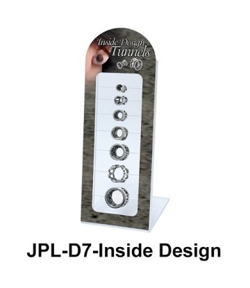 Empty 7 Holes Inside Design Tunnels Display JPL-D7