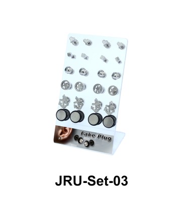 24 Fake Plugs Set JRU-Set-03