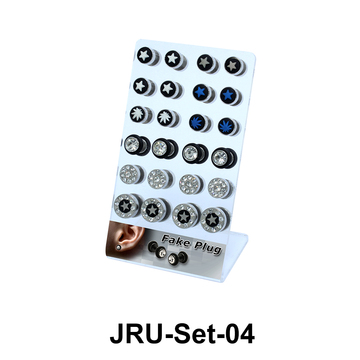 24 Fake Plugs Set JRU-Set-04
