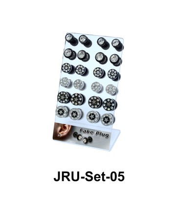 24 Fake Plugs Set JRU-Set-05