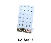 24 Labret Push-in Set LA-Set-13