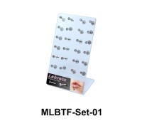 24 Labret Piercing Set MLBTF-Set-01
