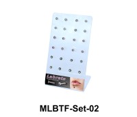 24 Labret Piercing Set MLBTF-Set-02