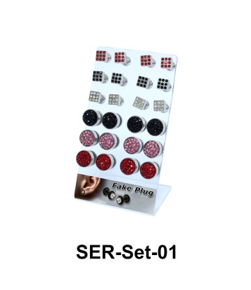 24 Fake Plugs Set SER-Set-01