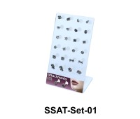 24 Labret Piercing Set SSAT-Set-01