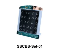 25 Face Piercing Set SSCBS-Set-01