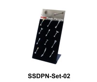 12 Double Nipple Piercing Set SSDPN-SET-03