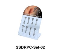 8 Dangling Dermal Anchors Set SSDRPC-Set-02