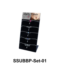 5 Belly Piercing Chain Set SSUBBP-Set-01