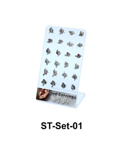 12 Stud Earrings Set ST-Set-01