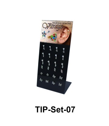 24 Helix Ear Piercing Set TIP-Set-07