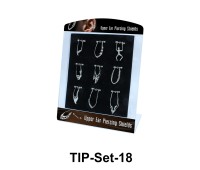 Upper Ear Piercing Shields Set TIP-Set-18