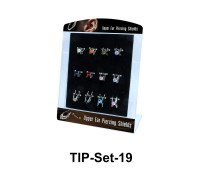 12 Upper Ear Piercing Shields Set TIP-Set-19