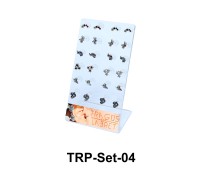 24 Silver Tragus Piercing Set TRP-Set-04