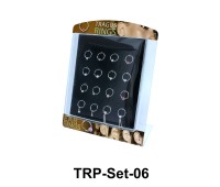 16 Tragus Piercing Rings Set TRP-Set-06
