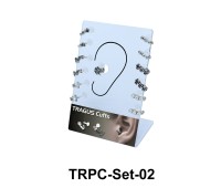 13 Silver Tragus Cuffs Set TRPC-Set-02