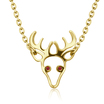 Christmas Reindeer Buckhead With Silver Necklace SPE-5225
