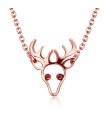 Christmas Reindeer Buckhead With Silver Necklace SPE-5225