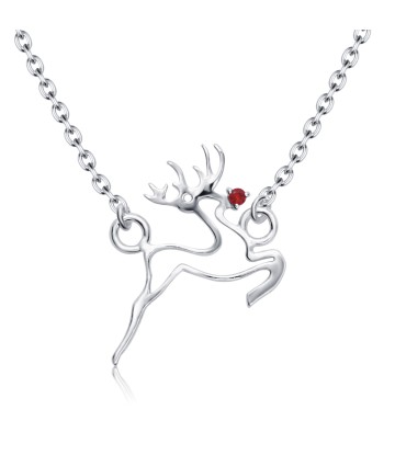 Christmas Reindeer Shape With Silver Necklace SPE-5226