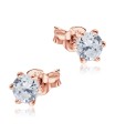 Gorgeous Designed with CZ Stone Silver Ear Stud STS-5270