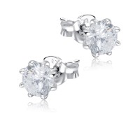 Beautiful CZ Stone Silver Ear Stud STS-5273