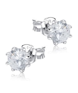 Beautiful CZ Stone Silver Ear Stud STS-5273