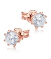 Beautiful CZ Stone Silver Ear Stud STS-5273