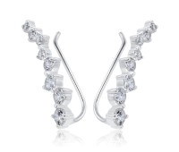 Stunning Designed with CZ Stone Earrings EL-3575 