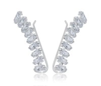  Fabulous Rectangle with CZ Stone Earrings EL-3579 