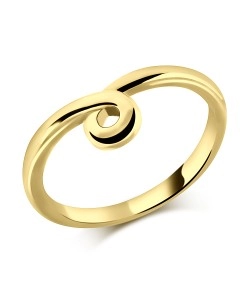Gold Plated Silver Ring NSR-712-GP