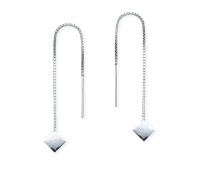 Silver Chain Earring ECD-05
