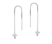 Silver Chain Earring ECD-14