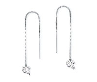 Silver Chain Earring ECD-82