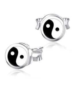 Stud Earring Big Yin Yang ST-25