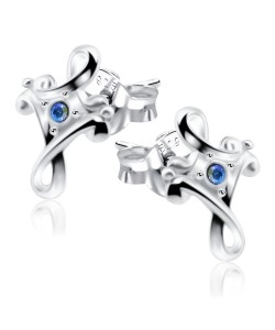 Stone Set Exclusive Design Stud Earrings STF-331