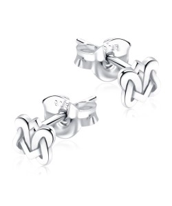 Ropy Knot Shaped Stud Earrings STF-336