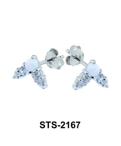 Opal Stud Earrings STS-2167