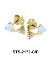 Opal Stud Earrings STS-2172