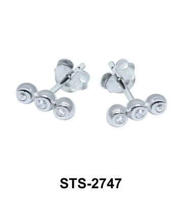 CZ Stones Stud Earring STS-2747