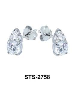 CZ Stones Stud Earring STS-2758