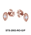 CZ Stone Stud Earring STS-2953