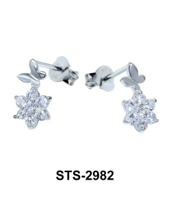 CZ Stones Stud Earring STS-2982