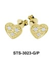 CZ Stones Stud Earring STS-3023