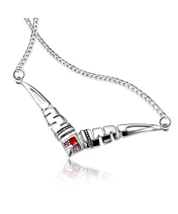 Jewelled Band Back Belly Chain BBC-25