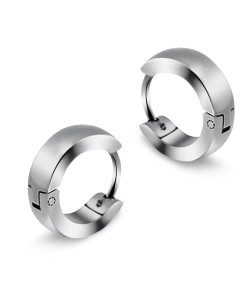 Hinged Surgical Steel Earring SER-19002-311010n